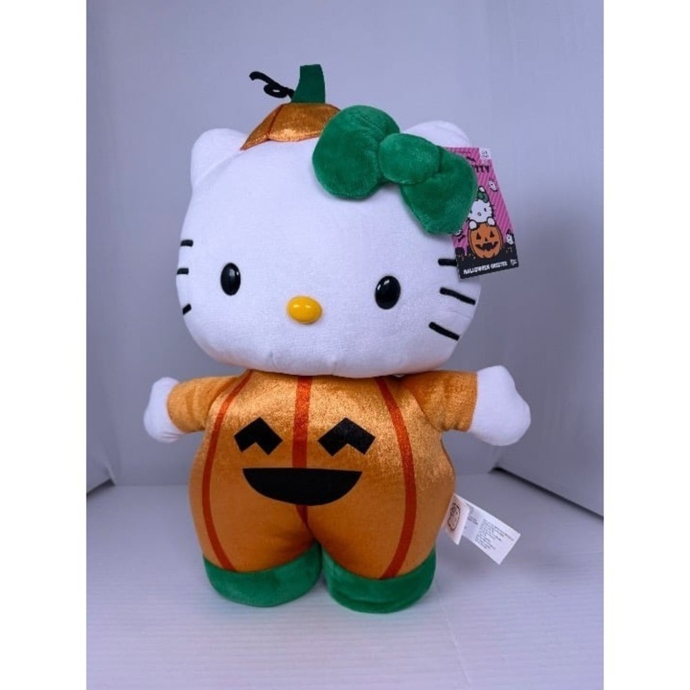 NWT -‎ Hello Kitty Pumpkin Halloween Greeter 2025
